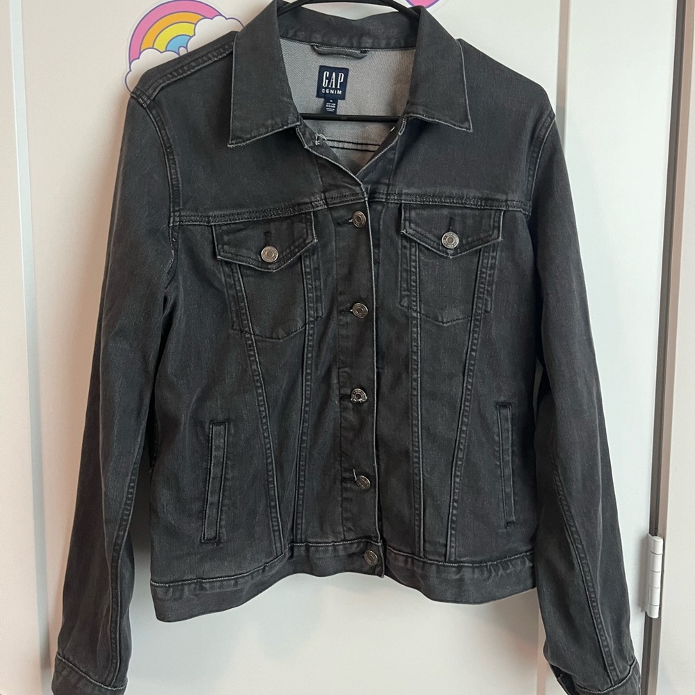 Gap black denim jacket
